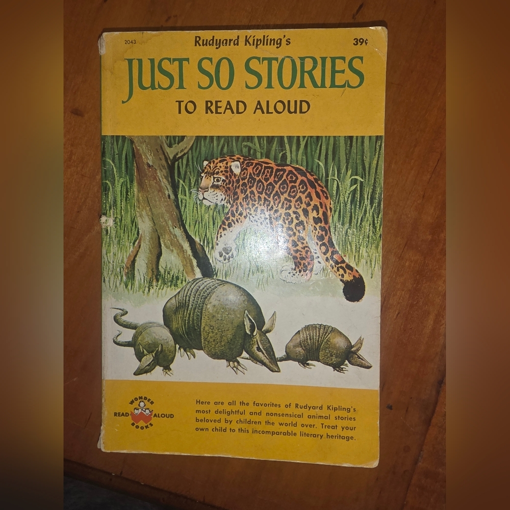 VINTAGE Rudyard Kipling's Just So Stories to read aloud 1964 Wonder Books